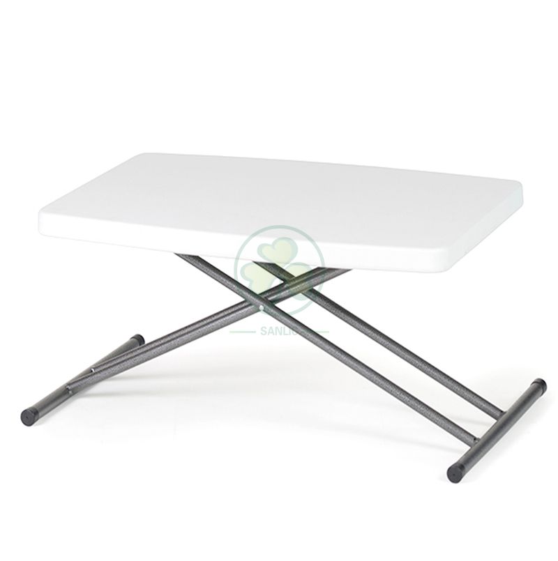 Popular Small Personal Adjustable Height Folding Table SL-T2170SAHT