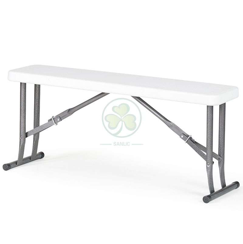 Wholesale 4ft Plastic Folding Bench for Weddings and Events SL-T2171WPFB