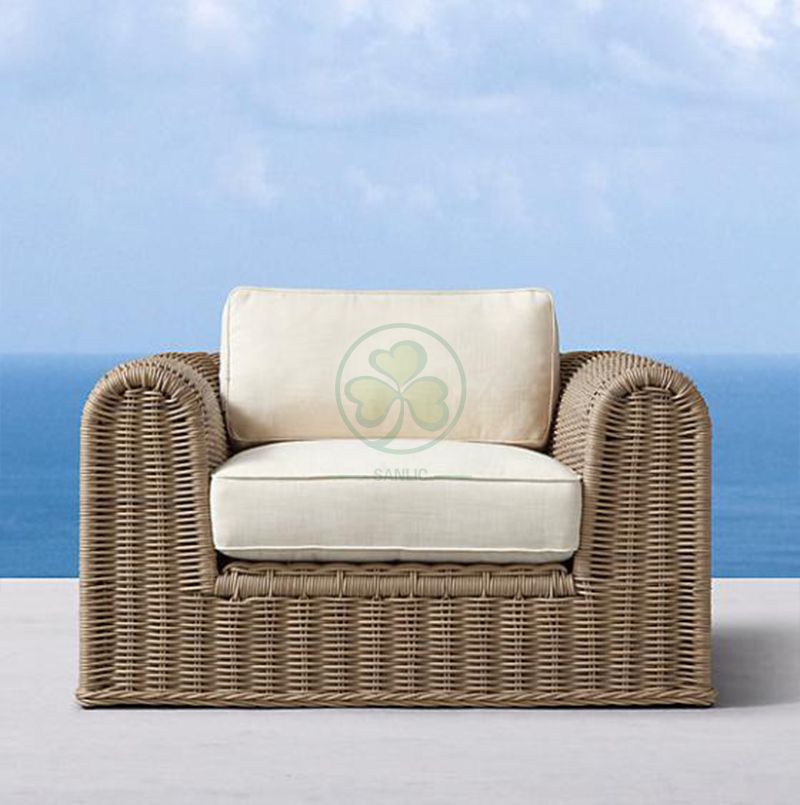 Outdoor Furniture Garden Sofa Outdoor Sofa Wicker Garden Furniture Rattan Sofa Set  SL-WR2178OFRS