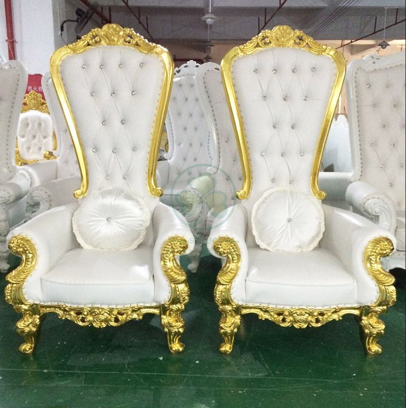 Wholesale King and Queen Throne Chairs for Weddings and Events  SL-OT2196KQTC