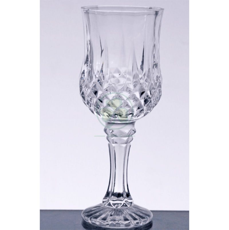 High Quality Diamond Wedding Glass Goblet Drinking Glassware Cups For Events SL-CD2206DWGG