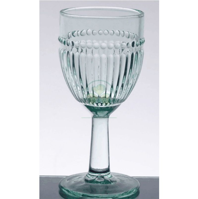 High Quality Diamond Wedding Glass Goblet Drinking Glassware Cups For Events SL-CD2206DWGG