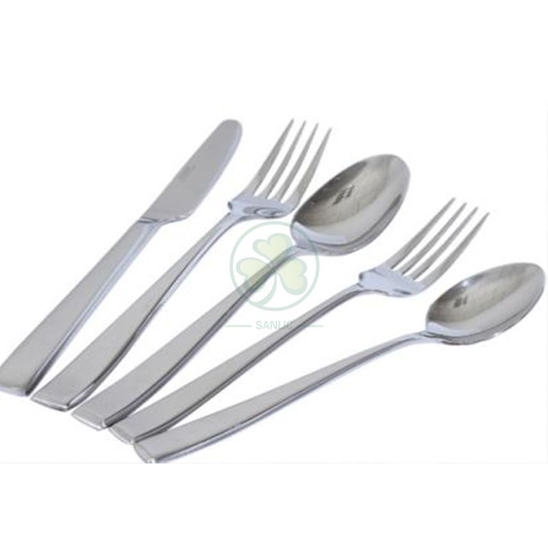 Factory Wholesale Stainless Steel Dinnerware Sets Cutlery Set Spoons Forks and Knives for Events SL-CD2207SSFK