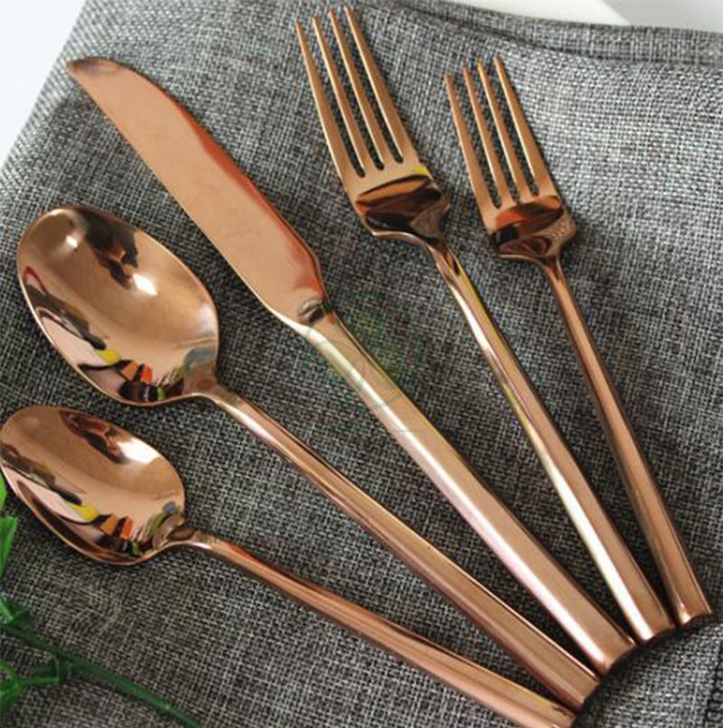 Factory Wholesale Stainless Steel Dinnerware Sets Cutlery Set Spoons Forks and Knives for Events SL-CD2207SSFK