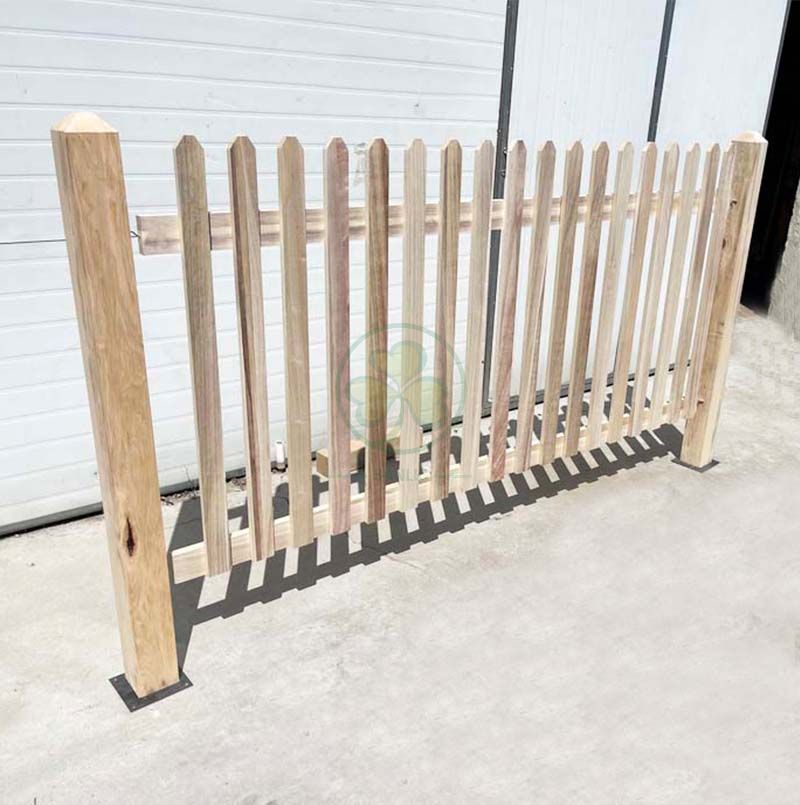 Custom Wood Picket Fence Garden Wedding Decor Fence Event Fencing for Wedding Venue or Lawn and Garden SL-F2220CWPF