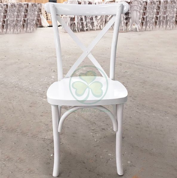 Wholesale Outdoor White Crossback Chairs for Weddings