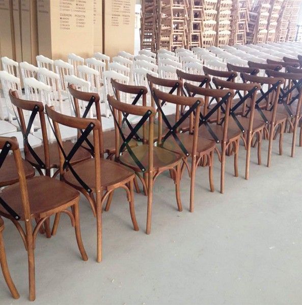 Wholesae Stackable Wedding Crossback Chairs