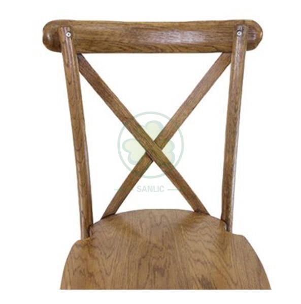 Wholesale Hot Sale Brown Crossback Dining Chairs for Events