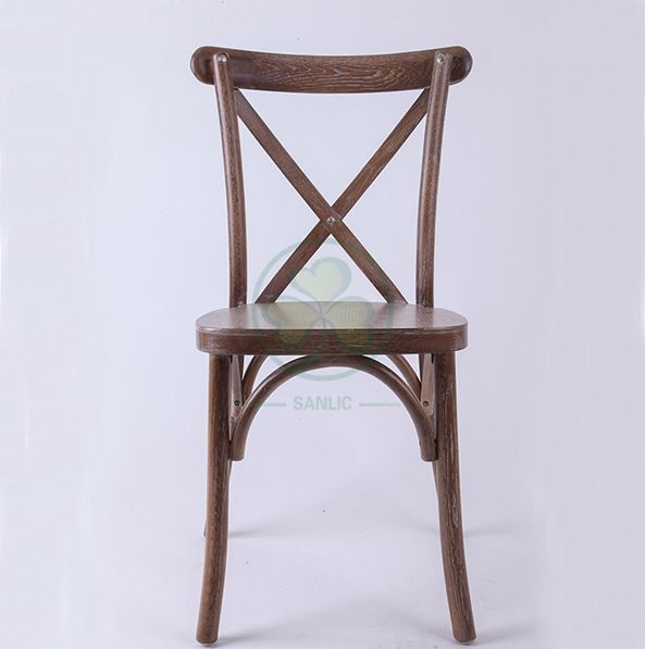 Morden Stacking Oak Crossback Dining Chairs   SL-W1821RGXB