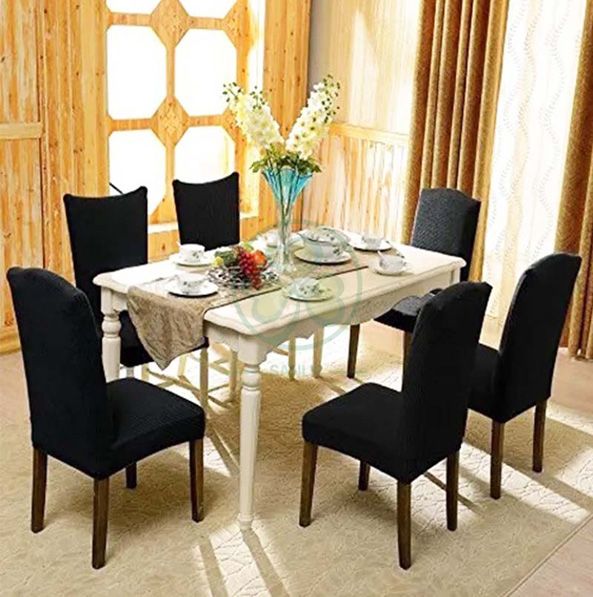 Factory Wholesale Removable Spandex Stretch Dining Chair Covers SL-F1960SSDC