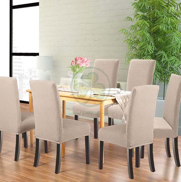 Factory Wholesale Removable Spandex Stretch Dining Chair Covers SL-F1960SSDC