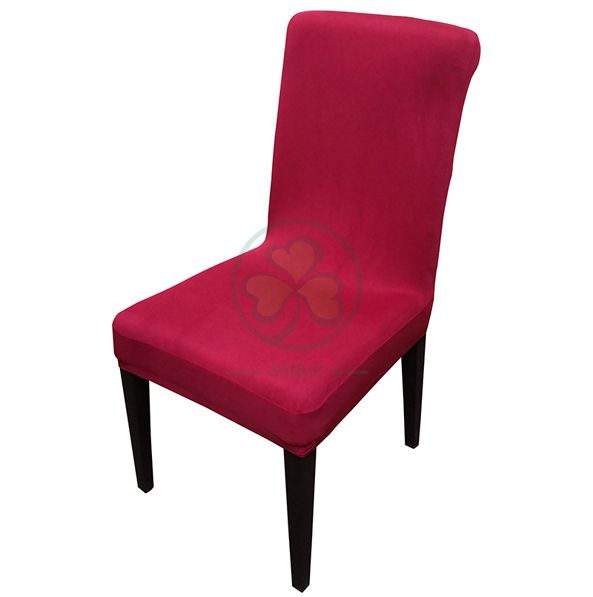 Factory Wholesale Removable Spandex Stretch Dining Chair Covers SL-F1960SSDC