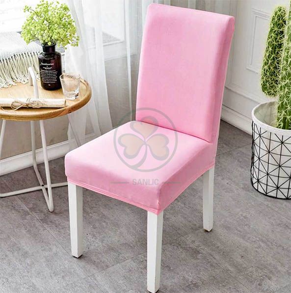 Factory Wholesale Removable Spandex Stretch Dining Chair Covers SL-F1960SSDC