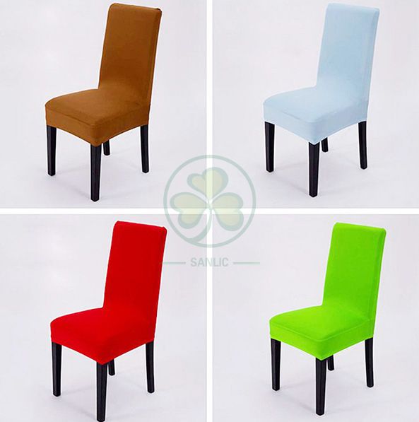 Factory Wholesale Removable Spandex Stretch Dining Chair Covers SL-F1960SSDC