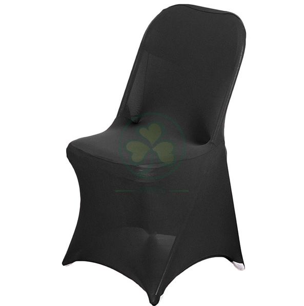 Wholesale White Spandex Stretch Folding Chair Cover SL-F1963SSFC