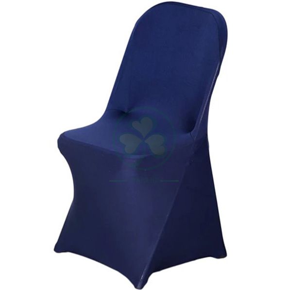 Wholesale White Spandex Stretch Folding Chair Cover SL-F1963SSFC