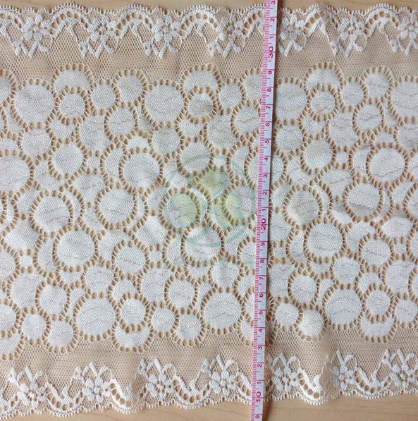 Cheap Popular Polyester Lace Table Runner for Wedding Decoration  SL-F1984PLTR