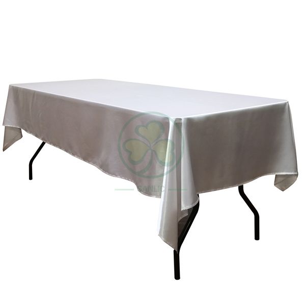 Rectangular Satin Table Cloth for Weddings and Events SL-F1990RSTC