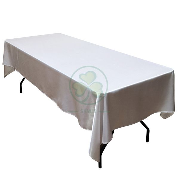 Rectangular Satin Table Cloth for Weddings and Events SL-F1990RSTC