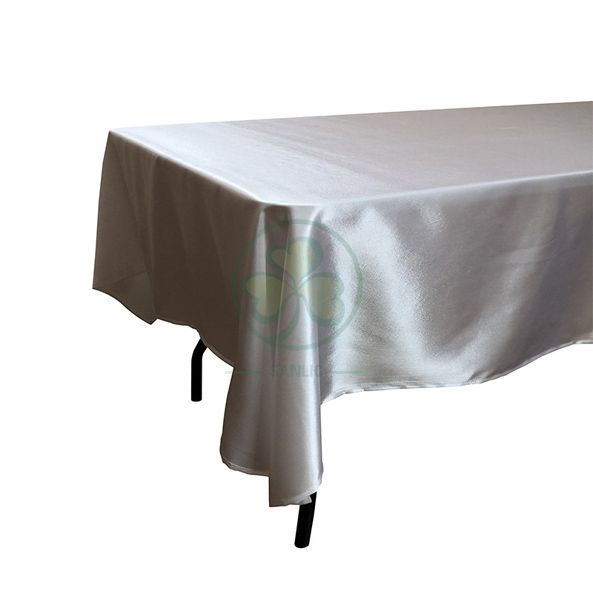 Rectangular Satin Table Cloth for Weddings and Events SL-F1990RSTC