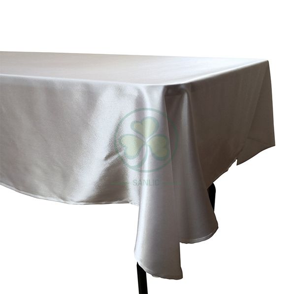 Rectangular Satin Table Cloth for Weddings and Events SL-F1990RSTC