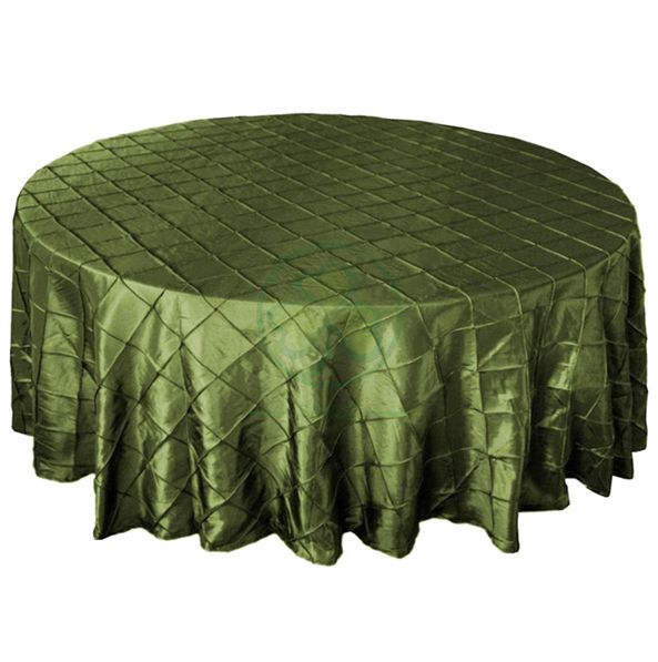 Fancy Garden Pintuck Taffeta Dining Tablecloth Table Cover SL-F1992CTTC