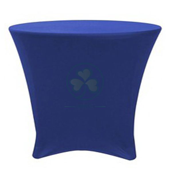 30x30 inch Cocktail Round Stretch Spandex Table Cover SL-F1995SSTC