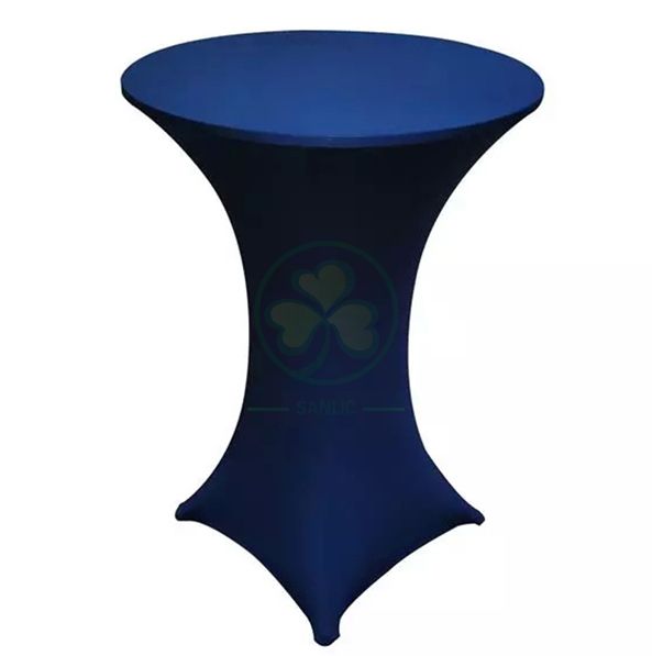 30 Inch Highboy Cocktail Round Stretch Spandex Table Cover Red SL-F1996RSTC