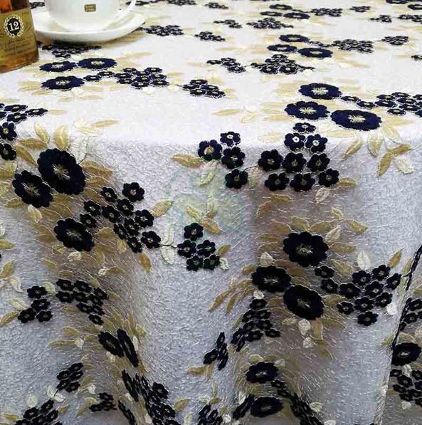 Direct Factory Customized Fancy Table Cloth for Wedding Event Celebrations Decorations SL-F