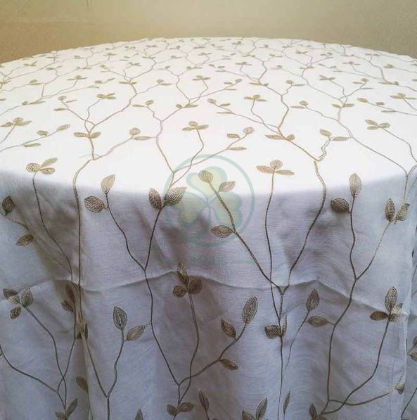 Wholesale Elegant Charming Fancy Table Cover for Hotels Home Decorations SL-F2024FTCD