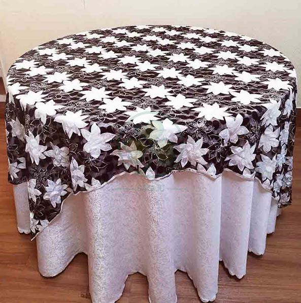 Wholesale Elegant Charming Fancy Table Cover for Hotels Home Decorations SL-F2024FTCD