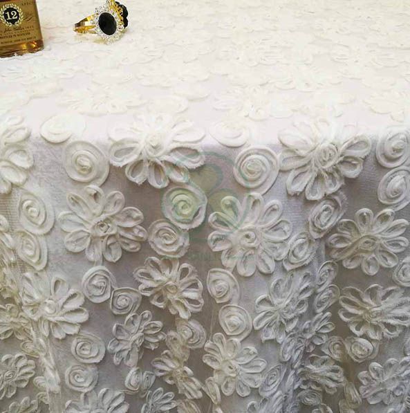 Bespoke Special Wedding Fancy Table Cloth for Events Decorations SL-F2029WFTC