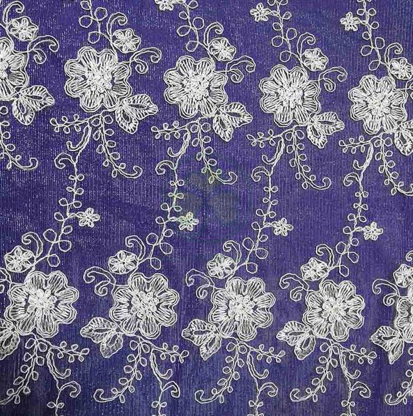 High Quanlity Fancy Table Cover with Embroidered Flowers SL-2030FTCF