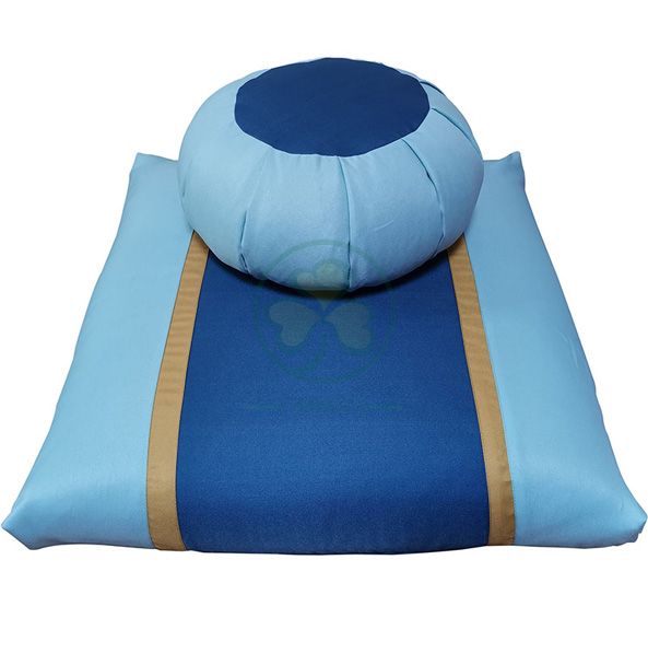 Factory Wholesale Buckwheat Kapok Zafu and Zabuton Meditation Cushion Set SL-F2032ZZMC