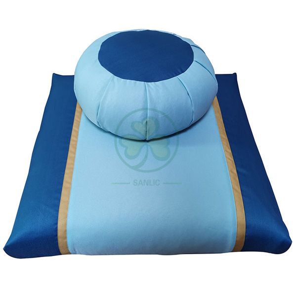 Factory Wholesale Buckwheat Kapok Zafu and Zabuton Meditation Cushion Set SL-F2032ZZMC