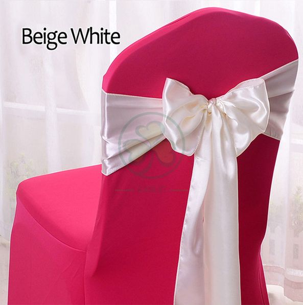 Wedding Party Decoration Burgundy Chair Sashes Plain Satin Chair Tie For Banquet Folding Chairs  SL-F2040WSCS