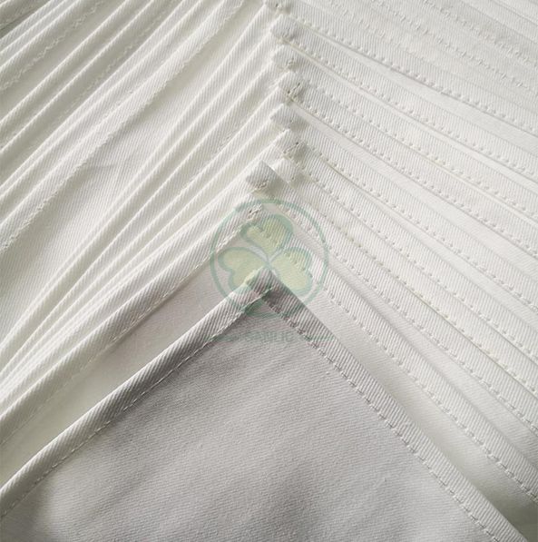 Wholesale Soft Premium Quality Cotton Dinner Napkins White Cloth Napkins Durable Hotel Quality Pre-washed  SL-F2054QCCN