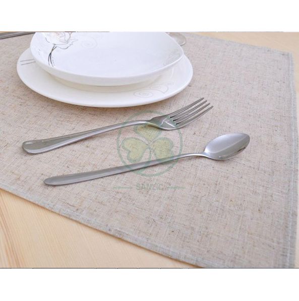 High Quality Linen Dinner Napkins Rustic Soft and Durable Cloth Washable and Reusable  SL-F2056QCCN