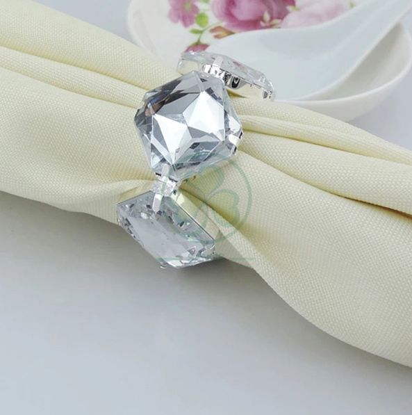 Factory Wholesale Decorative Napkin Ring for Family Dinners, Holidays, Weddings, Indoor or Outdoor Parties or Everyday Use SL-M2059MDNR