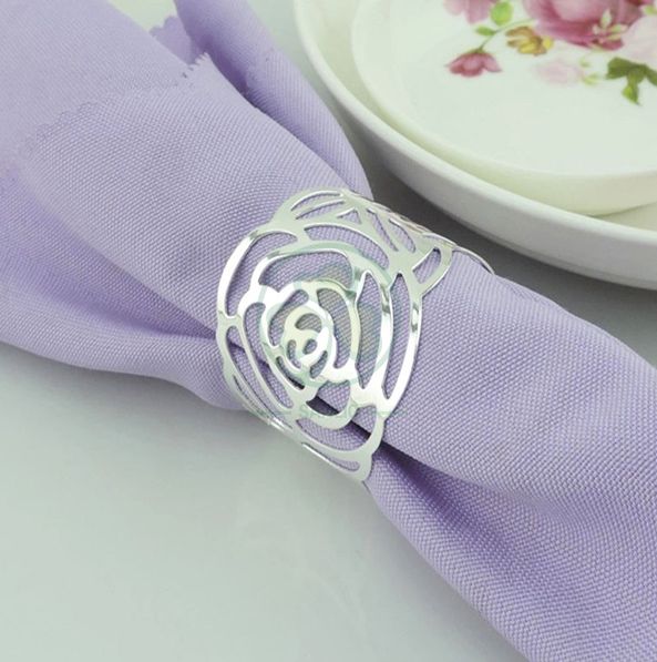 Factory Wholesale Decorative Napkin Ring for Family Dinners, Holidays, Weddings, Indoor or Outdoor Parties or Everyday Use SL-M2059MDNR