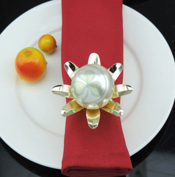 Napkin Ring for Family Dinners, Holidays, Weddings, Indoor or Outdoor Parties or Everyday Use SL-M2062NRIO