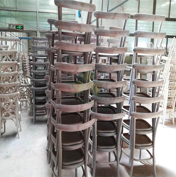 Wholesale Wooden Tuscan Dining Chairs Tuscan Crossback Chairs SL-W1833WTDC