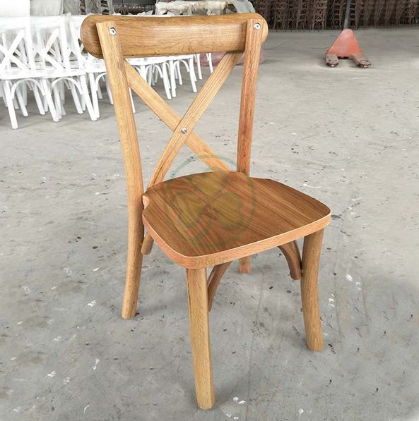 Wholesale Wooden Kids Crossback Chair for Children Parties SL-W1837KCBC