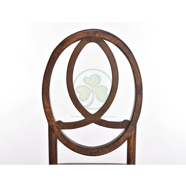 Wholesale Stackable Wooden Phoenix Chair with Fish-Shaped Back SL-W1845WPFB