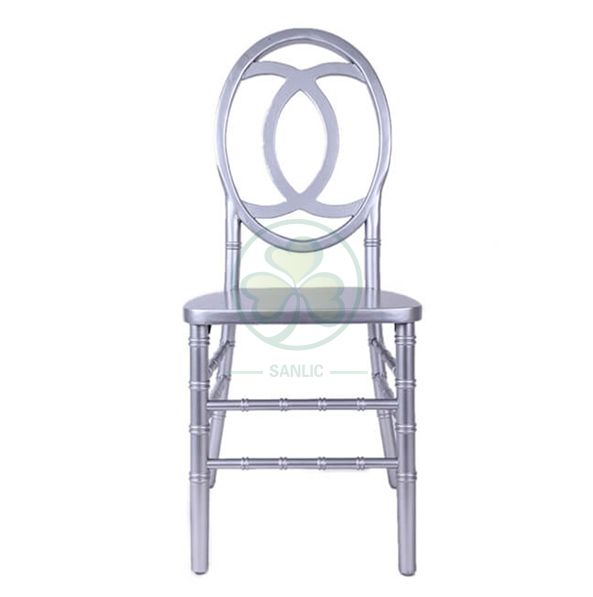 Direct Factory Silver Wooden Phoenix Chair Double C Back for Banquets Weddings and Events  SL-W1850SWPC