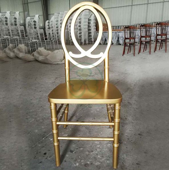 High Quality Gold Wooden Phoenix Chair with Fish Back for Banquets and Parties SL-W1855GWPC