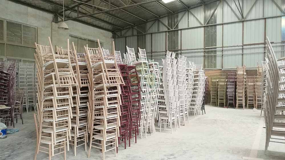 Bespoke High Quality Limewash Wooden Chiavari Chair for Event and Wedding Planner US Style SL-W1859BWCC