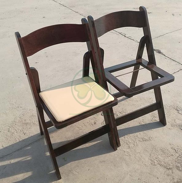 Best Seller Brown Wooden Folding Wimbledon Chair for Any Outdoor or Indoor Celebration Occasions SL-W1869BWFC