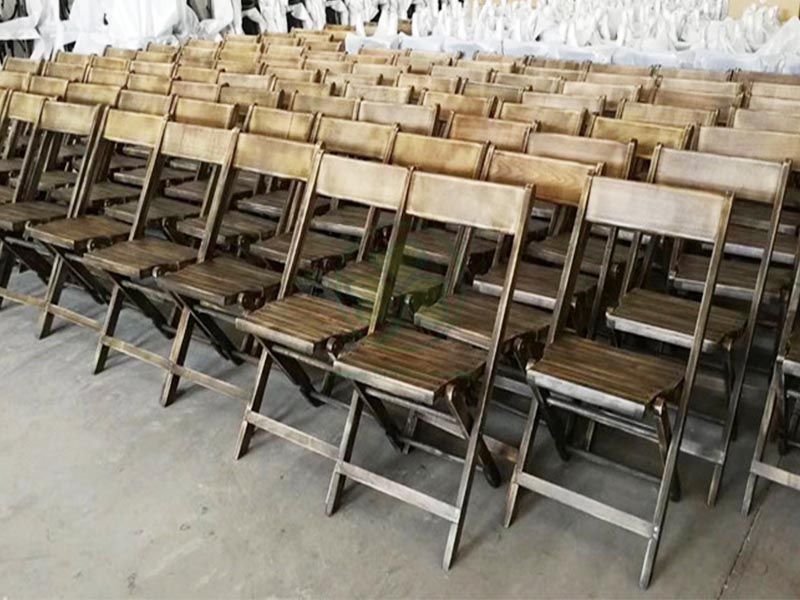 1942 Antique Wooden Folding Chair Beechwood Vintage Folding Chairs for Weddings Graduations or Funerals SL-W1878AVFC