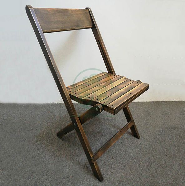 1942 Antique Wooden Folding Chair Beechwood Vintage Folding Chairs for Weddings Graduations or Funerals SL-W1878AVFC